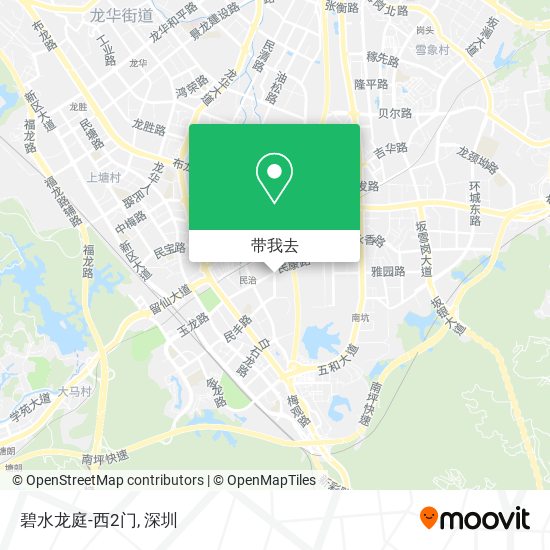 碧水龙庭-西2门地图