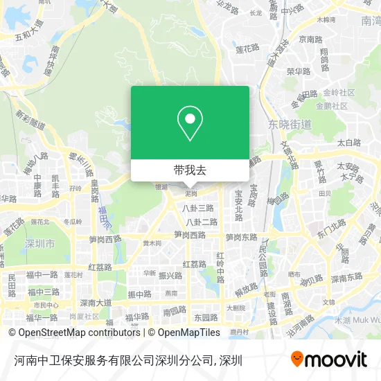 河南中卫保安服务有限公司深圳分公司地图