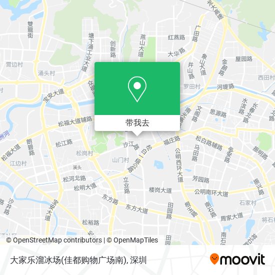 大家乐溜冰场(佳都购物广场南)地图