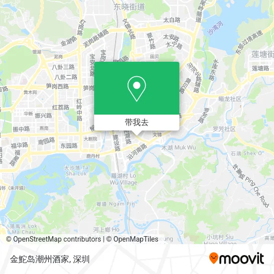 金鮀岛潮州酒家地图