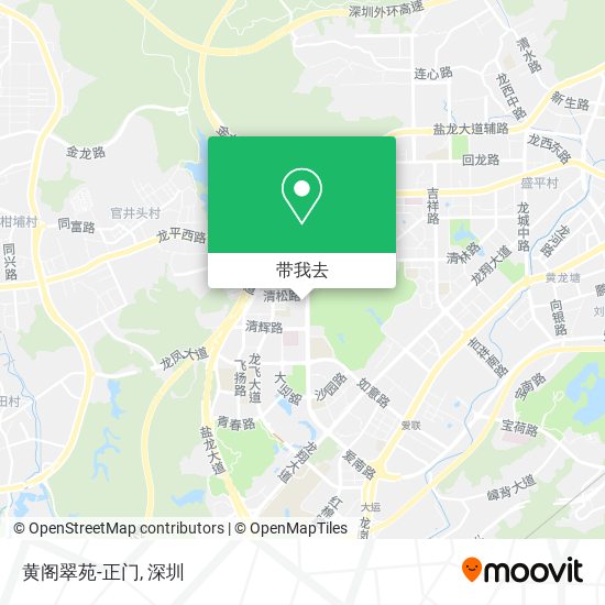 黄阁翠苑-正门地图