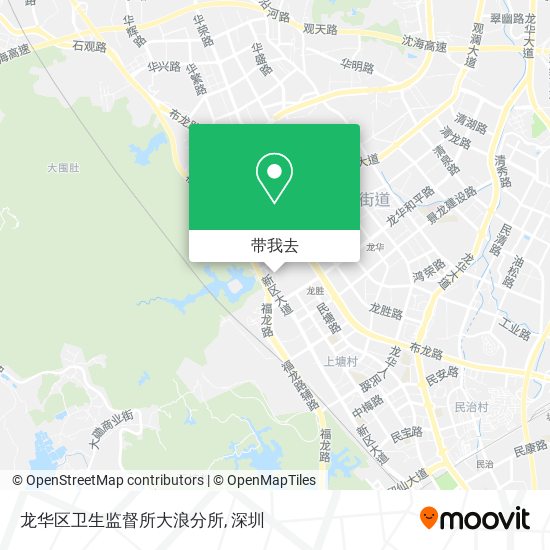 龙华区卫生监督所大浪分所地图