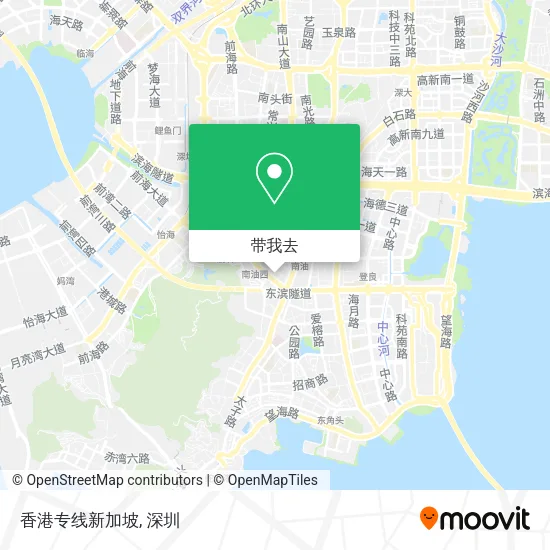 香港专线新加坡地图