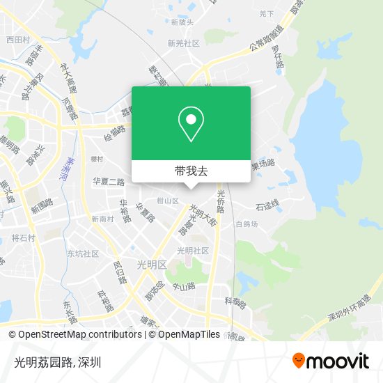 光明荔园路地图