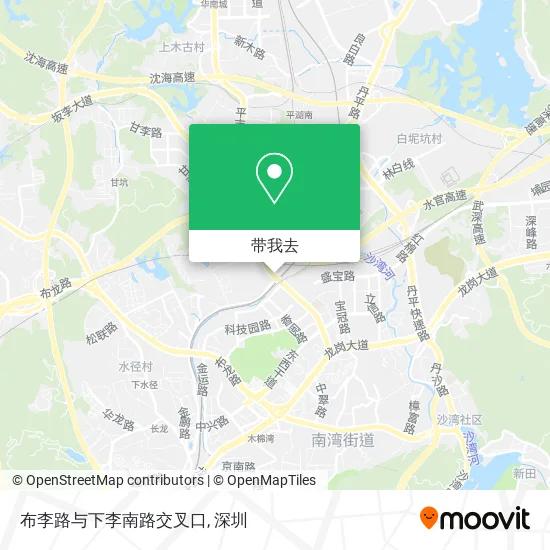 布李路与下李南路交叉口地图