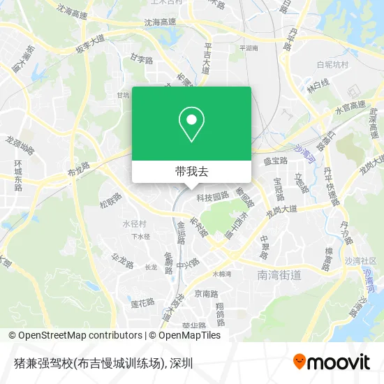 猪兼强驾校(布吉慢城训练场)地图