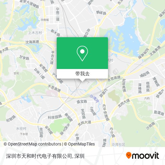深圳市天和时代电子有限公司地图