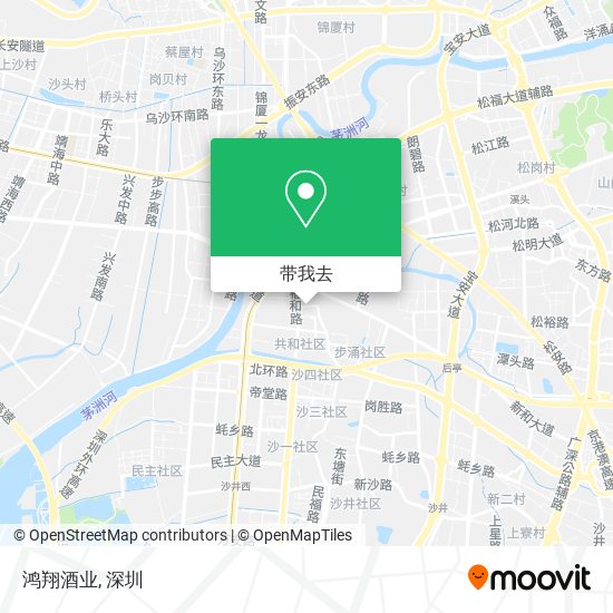 鸿翔酒业地图