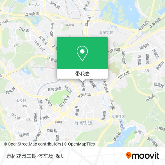 康桥花园二期-停车场地图