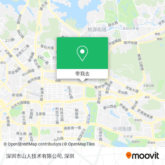 深圳市山人技术有限公司地图