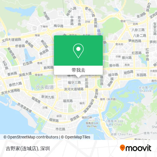 吉野家(连城店)地图