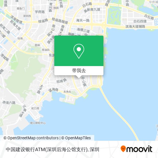 中国建设银行ATM(深圳后海公馆支行)地图