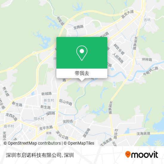 深圳市启诺科技有限公司地图