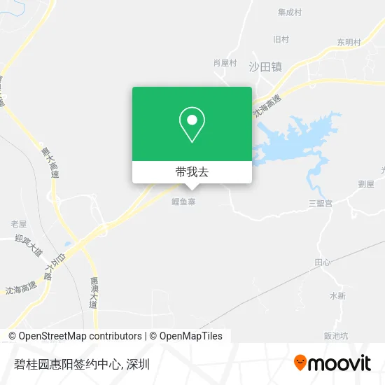 碧桂园惠阳签约中心地图