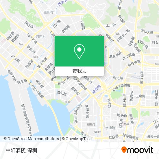 中轩酒楼地图