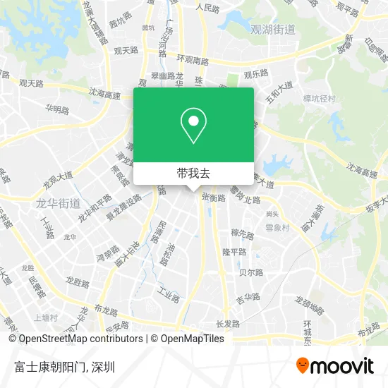 富士康朝阳门地图