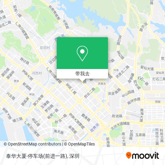泰华大厦-停车场(前进一路)地图