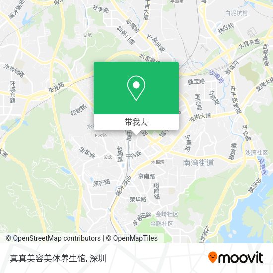 真真美容美体养生馆地图