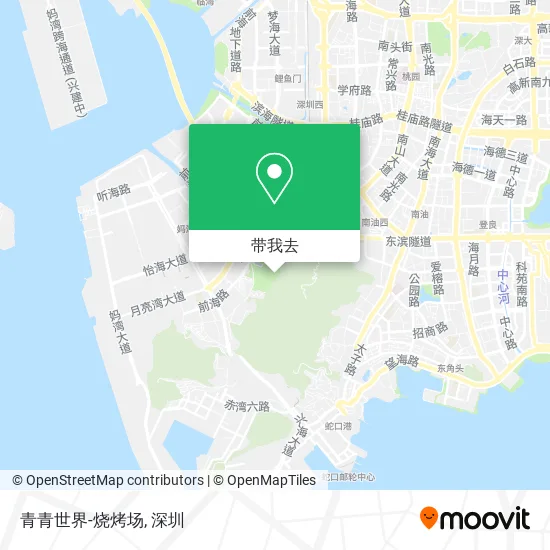青青世界-烧烤场地图