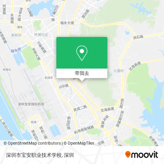 深圳市宝安职业技术学校地图