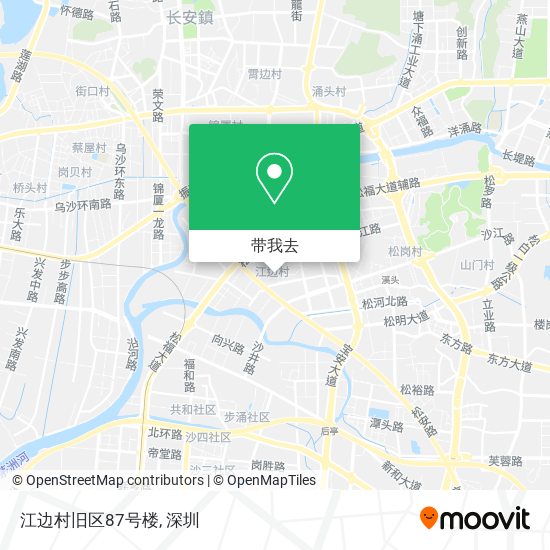江边村旧区87号楼地图