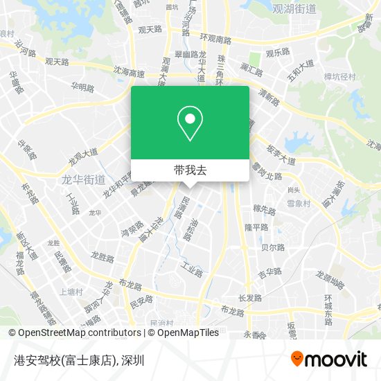 港安驾校(富士康店)地图