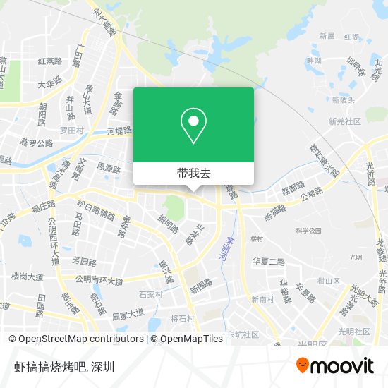 虾搞搞烧烤吧地图