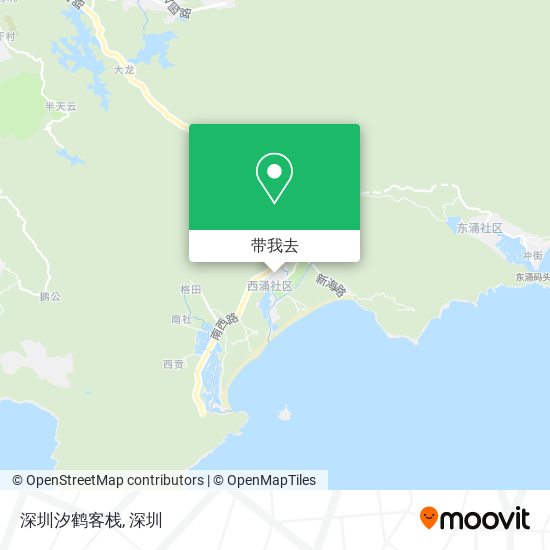 深圳汐鹤客栈地图