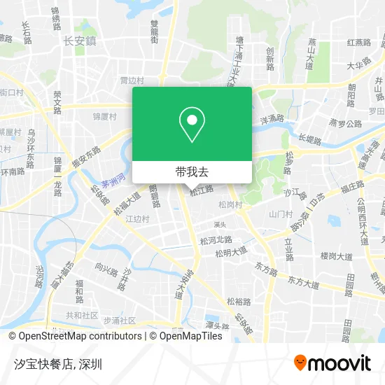 汐宝快餐店地图