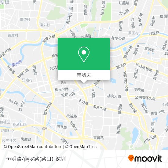 恒明路/燕罗路(路口)地图