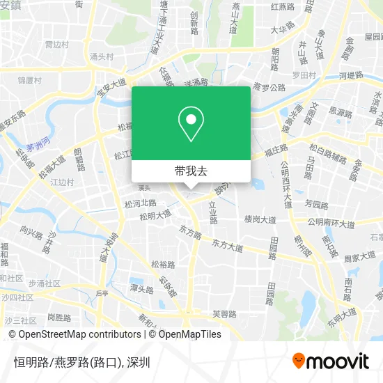 恒明路/燕罗路(路口)地图