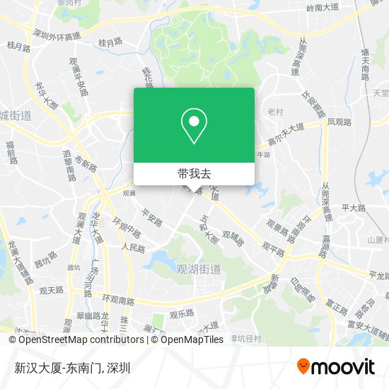 新汉大厦-东南门地图