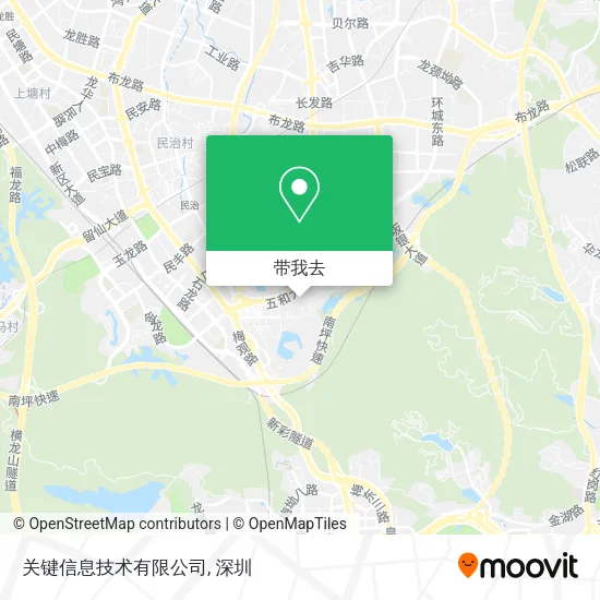 关键信息技术有限公司地图