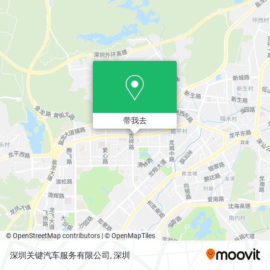 深圳关键汽车服务有限公司地图
