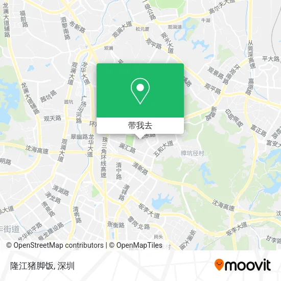 隆江猪脚饭地图