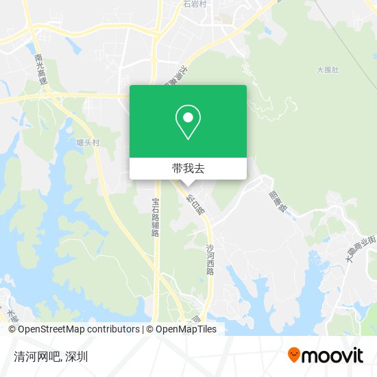 清河网吧地图