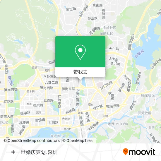 一生一世婚庆策划地图