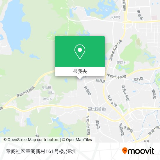 章阁社区章阁新村161号楼地图