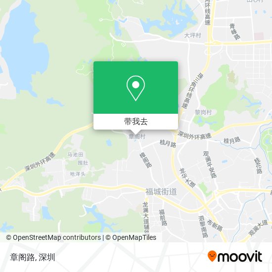章阁路地图