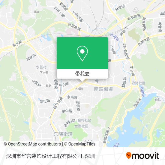 深圳市华宫装饰设计工程有限公司地图