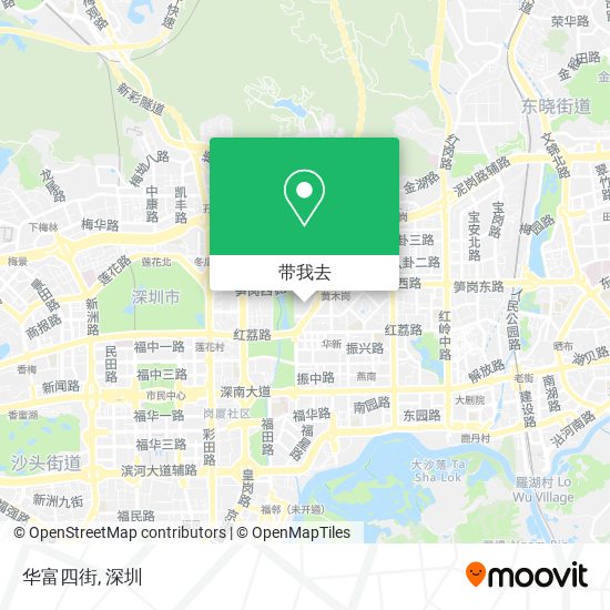 华富四街地图