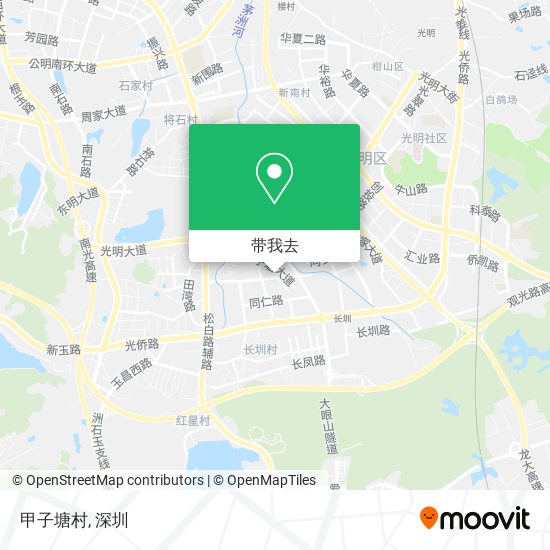 甲子塘村地图