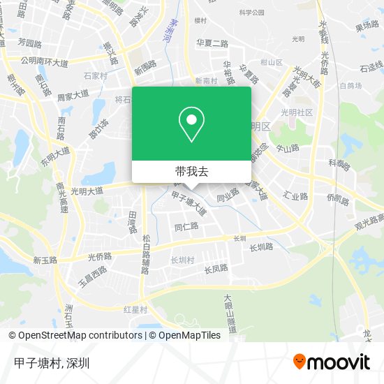 甲子塘村地图
