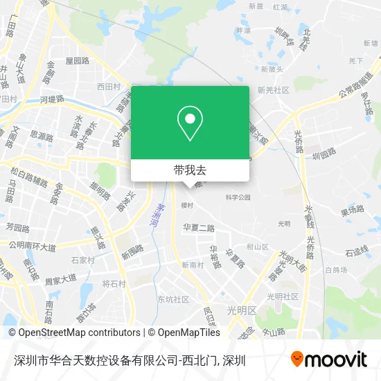 深圳市华合天数控设备有限公司-西北门地图