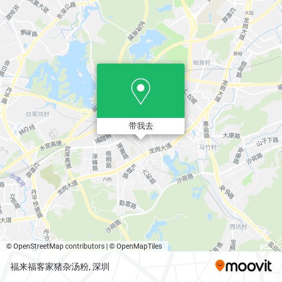 福来福客家猪杂汤粉地图