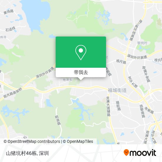山猪坑村46栋地图