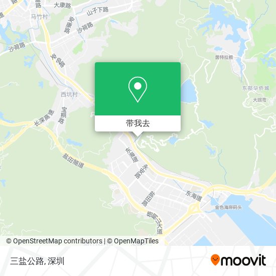 三盐公路地图