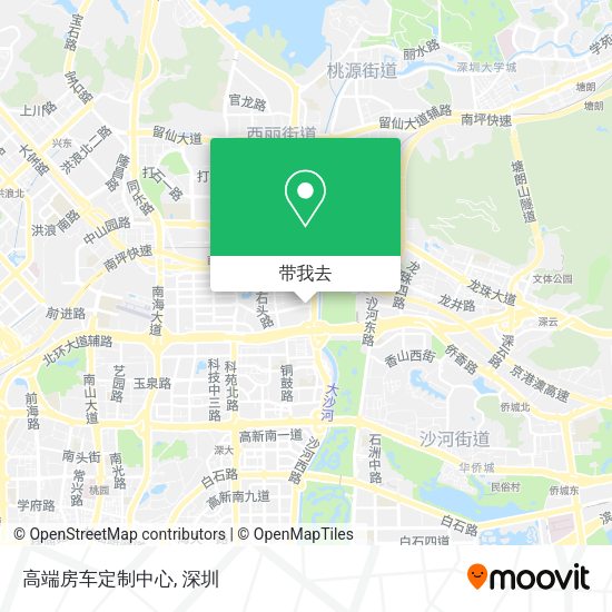 高端房车定制中心地图