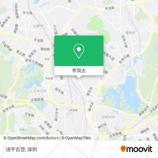 清平百货地图