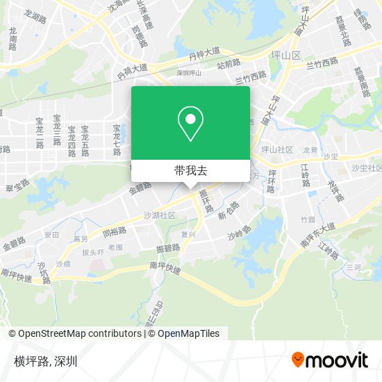 横坪路地图